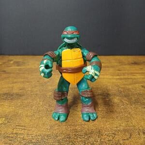 Teenage Mutant Ninja Turtles 2013 TMNT Raphael 4.5"  figure 3 toes Nickelodeon